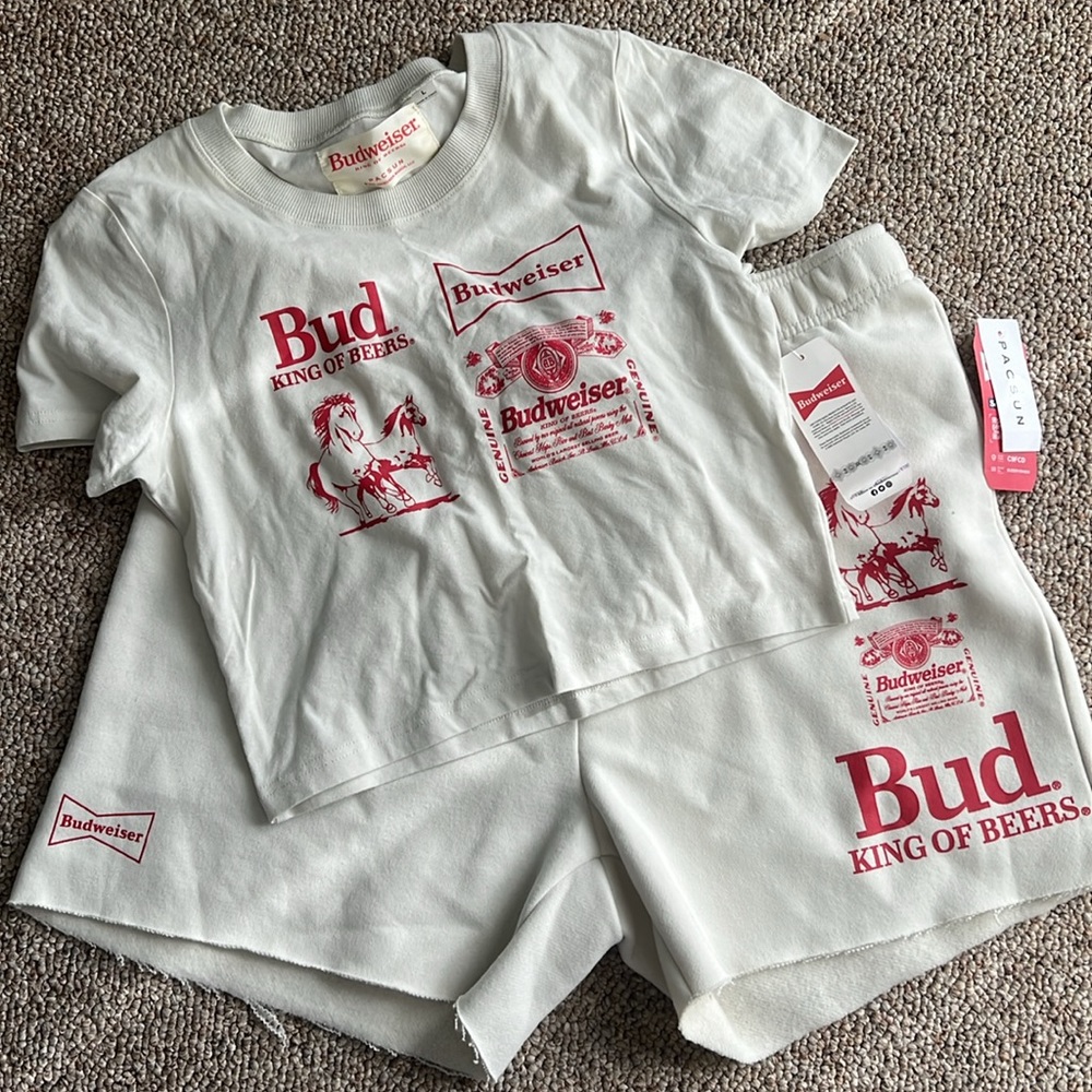Budweiser Shirt & Shorts Set
